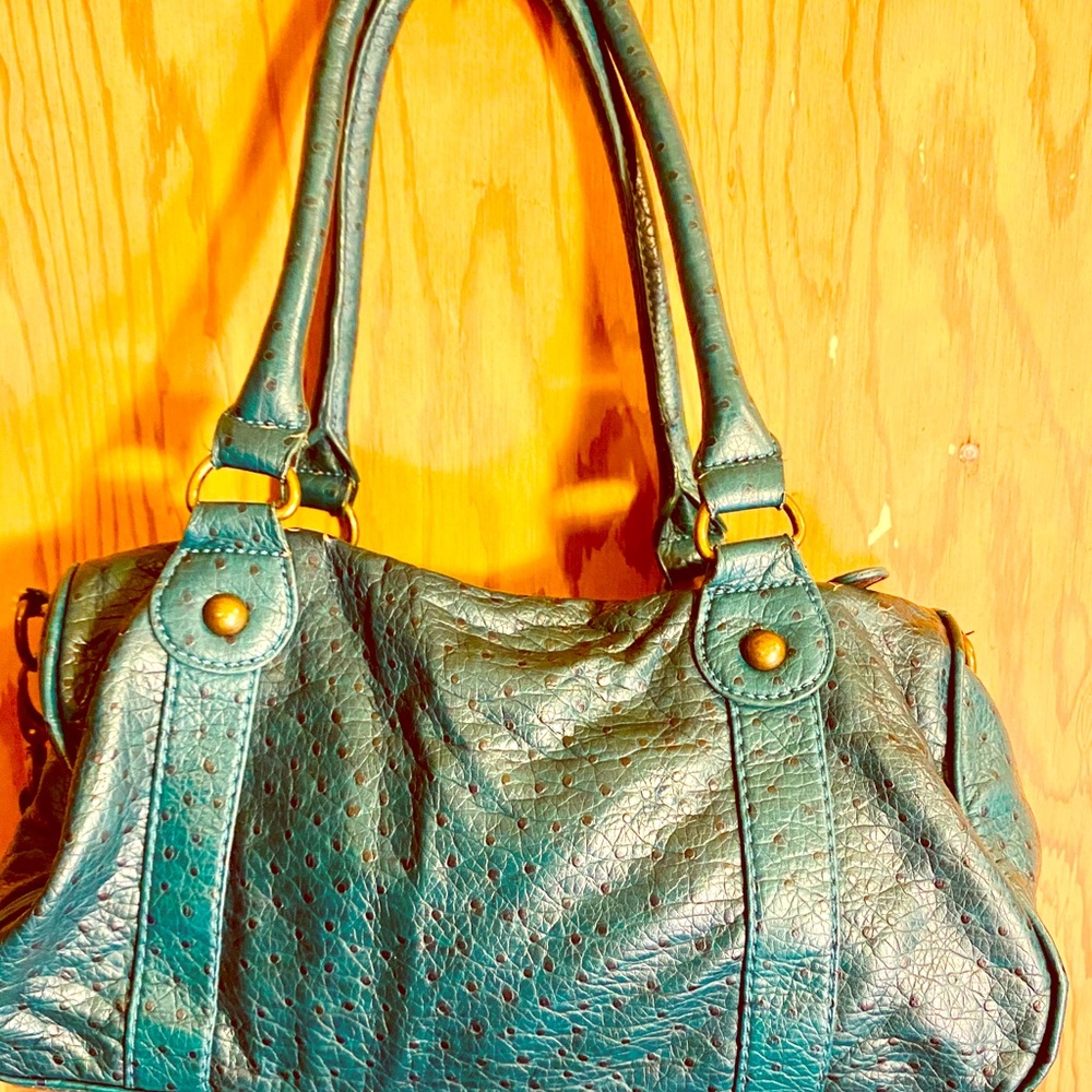 F21 Ostrich Feather Crossbody Bag